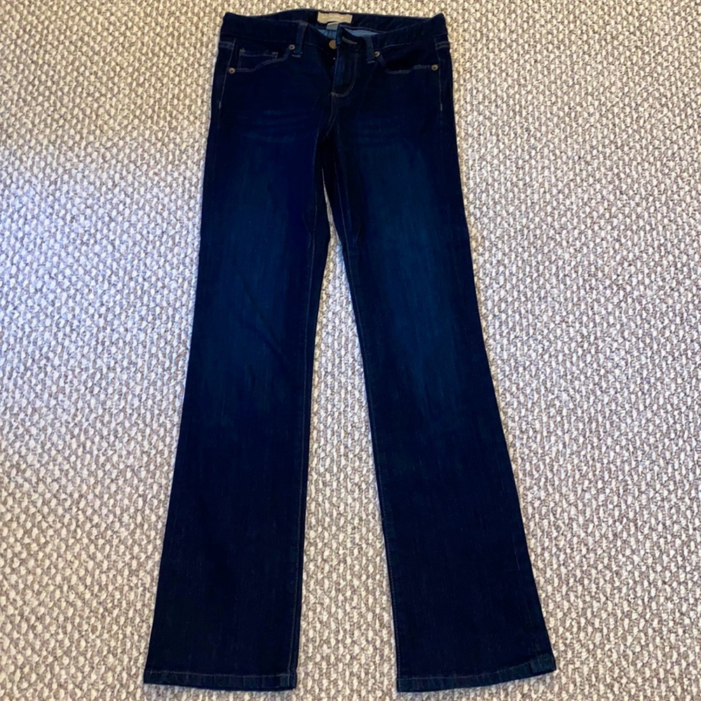 Size 2/26 dark wash bootcut jeans from Banana Republic, never worn